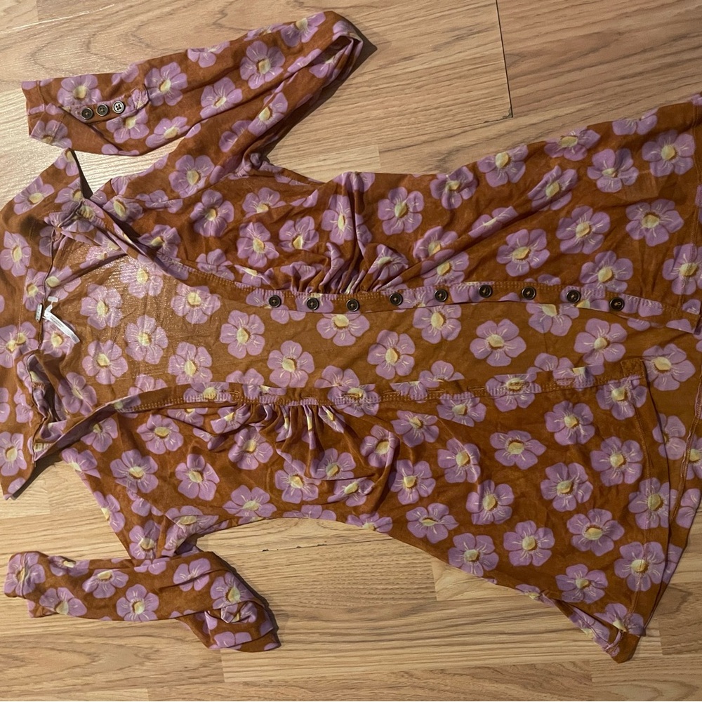 Free people floral top